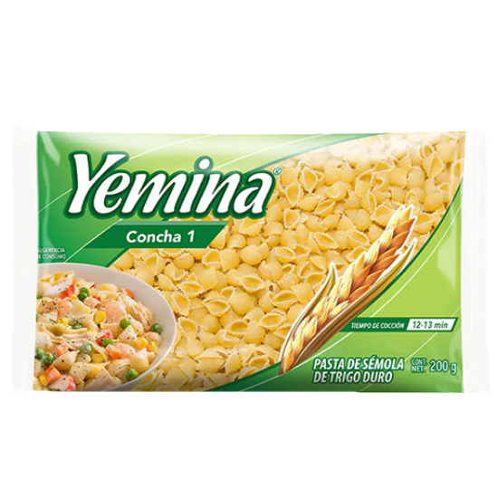 Imagen de PASTA P/SOPA YEMINA CONCHA 1 200 G