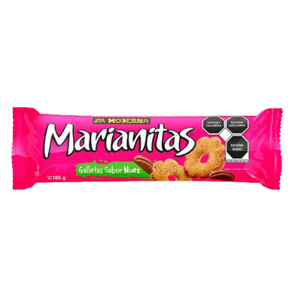 Imagen de GALLETAS MARIANITAS NUEZ LA MODERNA 185 G