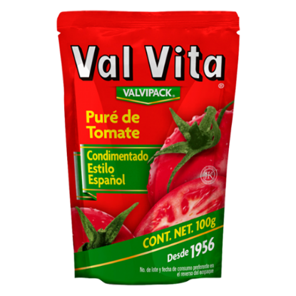 Imagen de PURE DE TOMATE VALVITA 100 G