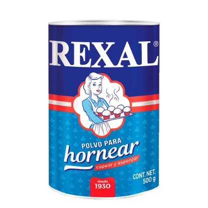 Imagen de POLVO PARA HORNEAR REXAL 500 G