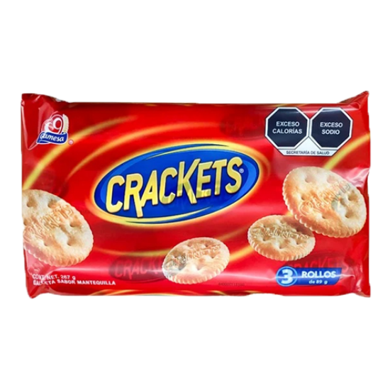 Imagen de GALLETAS CRACKETS 208 GRS