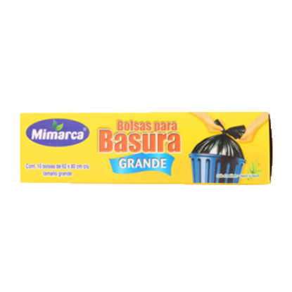Imagen de BOLSA NUDO FACIL ECONOMICO GRANDE 62 X 80 MIMARCA C/10 PZAS.