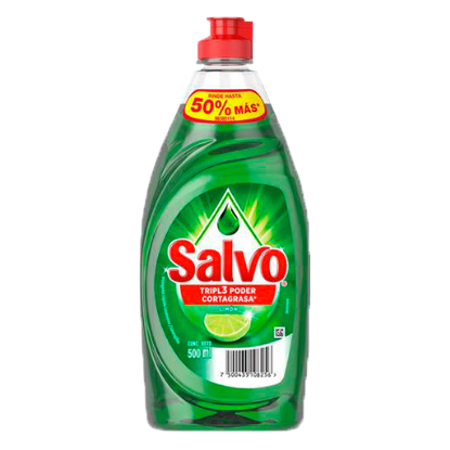 Imagen de LAVATRASTES SALVO LIQUIDO LIMON 500 ML