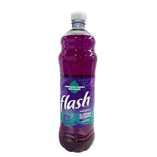 Imagen de LIMPIADOR LIQUIDO FLASH LAVANDA 1 L