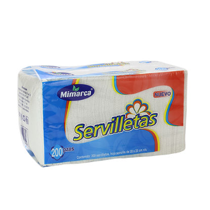Imagen de SERVILLETA MARLI 1 X 1 C/250