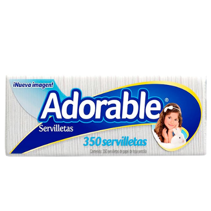 Imagen de SERVILLETA ADORABLE 350 PZAS.