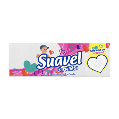 Imagen de SERVILLETA SUAVEL 380 PZAS.