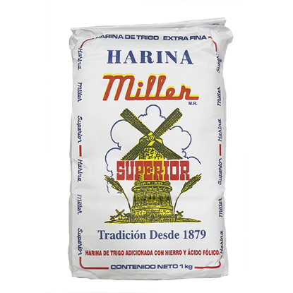 Imagen de HARINA DE TRIGO MILLER 1 KG