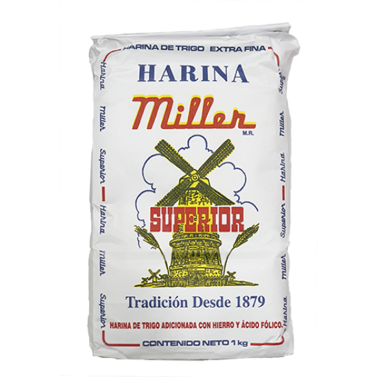 Imagen de HARINA DE TRIGO MILLER 1 KG