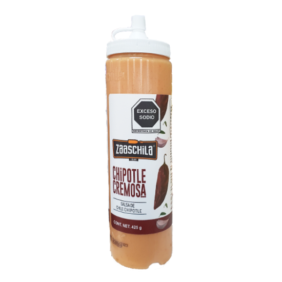 Imagen de SALSA CHIPOTLE CREMOSA ZAASCHILA 425 G