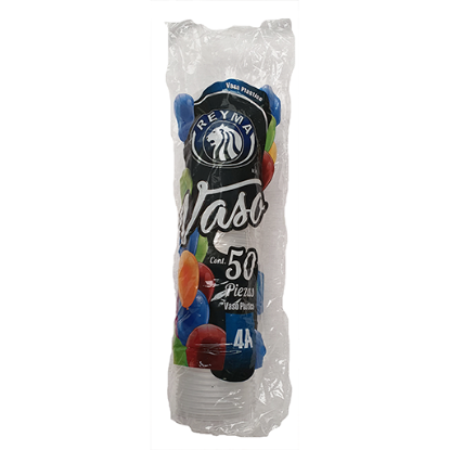 Imagen de VASO PLASTICO REYMA  4A C/50 PZAS.