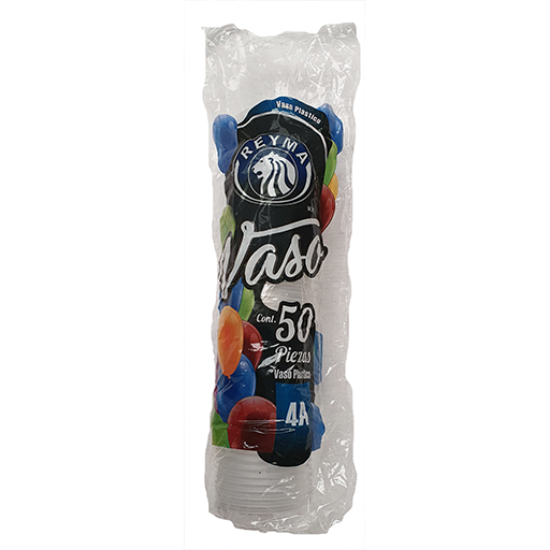 Imagen de VASO PLASTICO REYMA  4A C/50 PZAS.