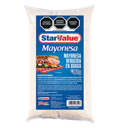 Imagen de MAYONESA STAR VALUE  BOLSA 950 G