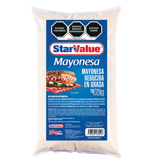 Imagen de MAYONESA STAR VALUE  BOLSA 950 G