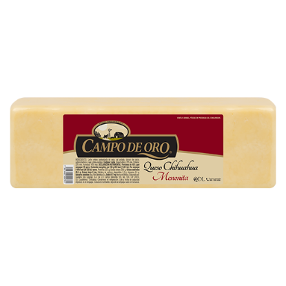 Imagen de QUESO CHIHUAHUA MENONITA CAMPO DE ORO GRANEL