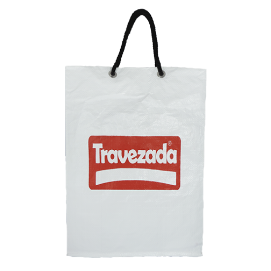 Imagen de BOLSA ECOLOGICA TRAVEZADA 40*40*14  ROJA