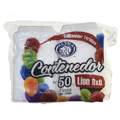 Imagen de CONTENEDOR 8 X 8 SIN DIVISION C/50 PZAS.