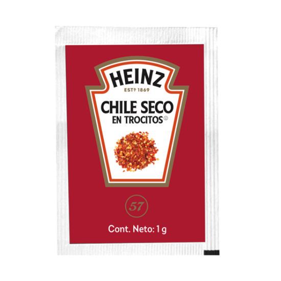 Imagen de CHILE QUEBRADO HEINZ C/400 PZAS. 1 G