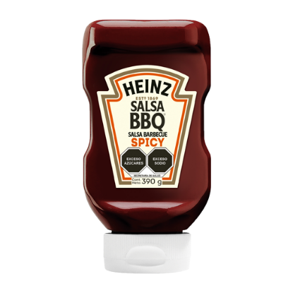 Imagen de SALSA BBQ PET SPICY HEINZ 390 G