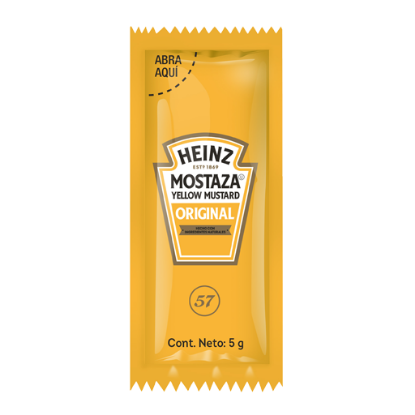 Imagen de MOSTAZA HEINZ C/200 PZ 5G