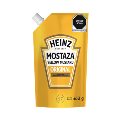 Imagen de MOSTAZA HEINZ DOYPACK 368 G