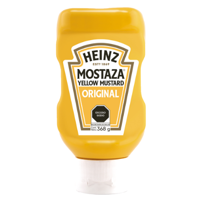 Imagen de MOSTAZA HEINZ PET 13 OZ 368 G