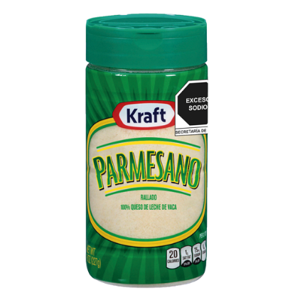 Imagen de KRAFT GRATED PARMESAN 8 OZ (227 G)