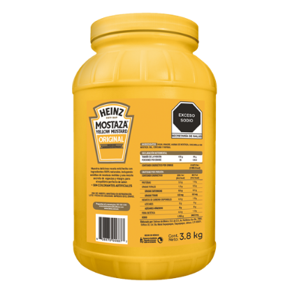 Imagen de MOSTAZA HEINZ TARRO 3.8 KG