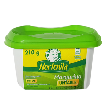 Imagen de MARGARINA NORTEÑITA 210 G