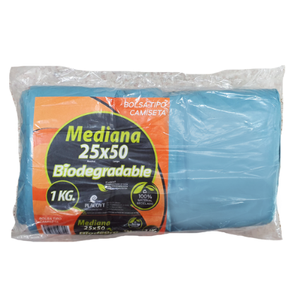 Imagen de BOLSA BIODEGRADABLE MEDIANA 25 X 50