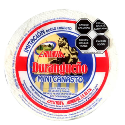 Imagen de QUESO MINICANASTO DURANGUEÑO GRANEL