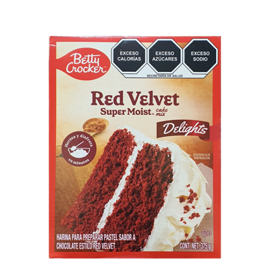 Imagen de HARINA PASTEL BETTY CROCKER RED VELVET 432 G