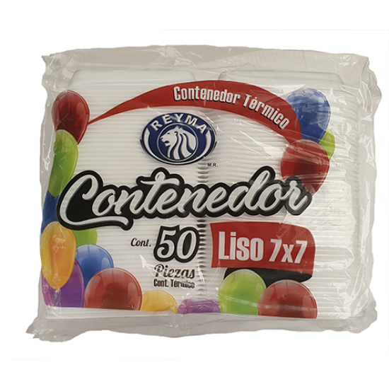 Imagen de CONTENEDOR 7 X 7 SIN DIVISION C/50 PZAS