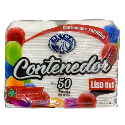 Imagen de CONTENEDOR 9 X 9 SIN DIVISION C/50 PZAS