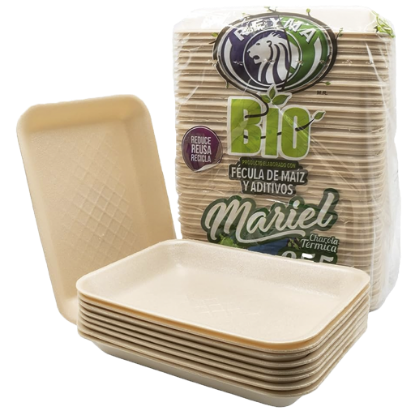 Imagen de CHAROLA TERMICA 855 BIODEGRADABLE C/ 50PZ