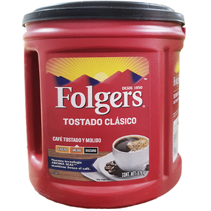Imagen de CAFE TOSTADO Y MOLIDO CLASIGO FOLGERS  876GR