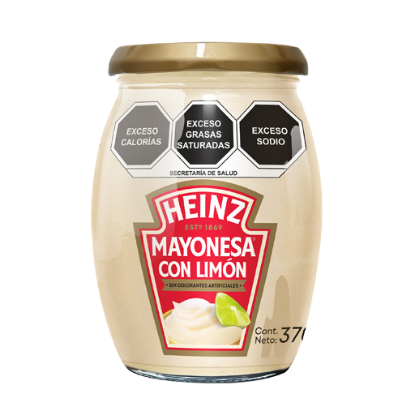 Imagen de MAYONESA LIMON HEINZ 370GR