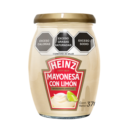 Imagen de MAYONESA LIMON HEINZ 370GR