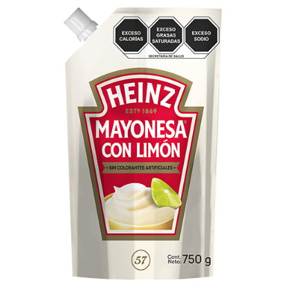 Imagen de MAYONESA LIMON DOYPACK HEINZ 750GR