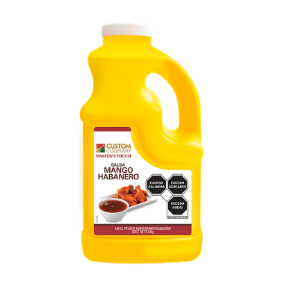 Imagen de SALSA ALITAS CUSTOM CULINARY MANGO HABANERO 4.3 KG