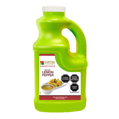 Imagen de SALSA ALITAS CUSTOM CULINARY LEMON PEPPER 3.8 KG