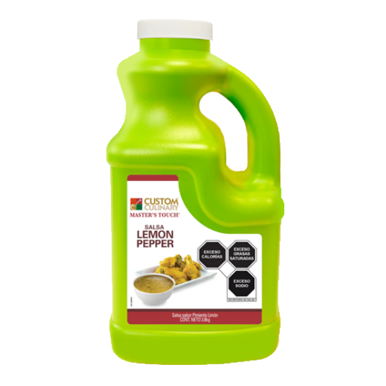 Imagen de SALSA ALITAS CUSTOM CULINARY LEMON PEPPER 3.8 KG