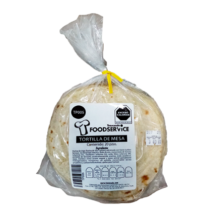 Imagen de TORTILLA DE MESA FOOD SERVICE C/20PZ