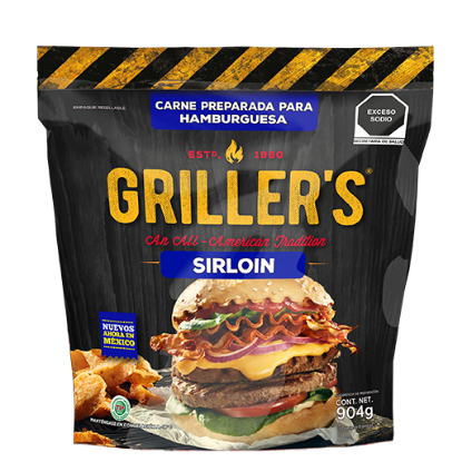 Imagen de HAMBURGUESA SIRLOIN GRILLERS 8PZS 904GR