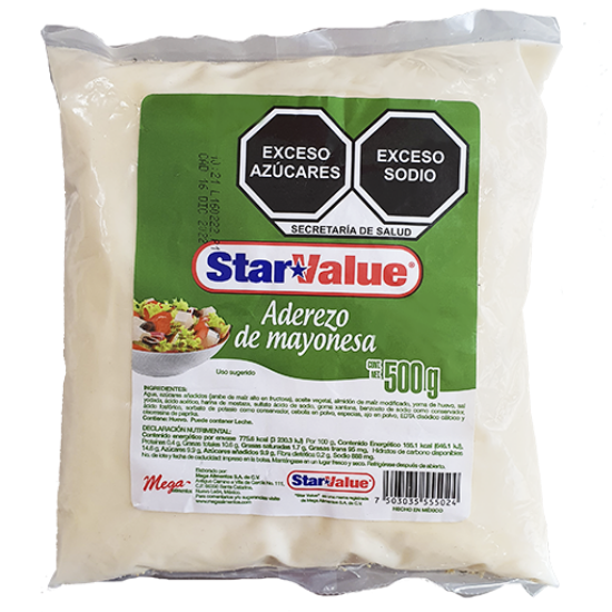 Imagen de ADEREZO DE MAYONESA STAR VALUE 500GR