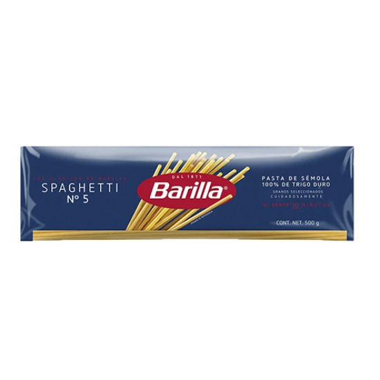 Imagen de PASTA BARILLA SPAGUETTI #5 500GR