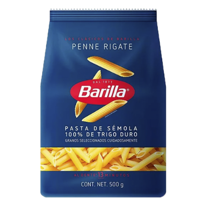 Imagen de PASTA BARILLA  PENNE RIGATE 500GR