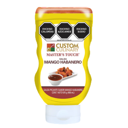 Imagen de SALSA ALITAS CUSTOM CULINARY MANGO HABANERO 570 GRS