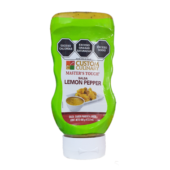 Imagen de SALSA ALITAS CUSTOM CULINARY LEMON PEPPER 580 GRS