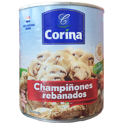 Imagen de CHAMPIÑON REBANADO CORINA 800GR